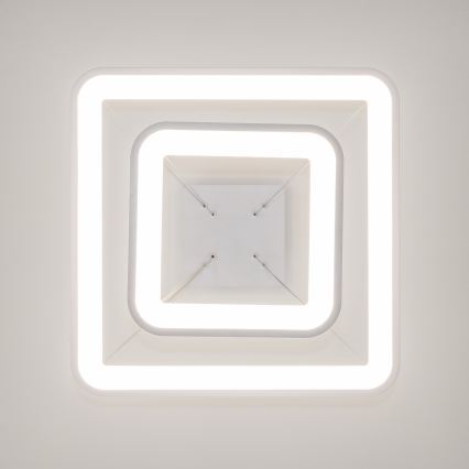 Brilagi - Suspension LED dimmable sur câble FALCON SLIM LED/78W/230V 3000-6500K 50x50 cm blanc + télécommande