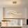 Brilagi - Suspension LED dimmable sur câble INFINITY LED/80W/230V 3000-6000K 80x80 cm doré + télécommande