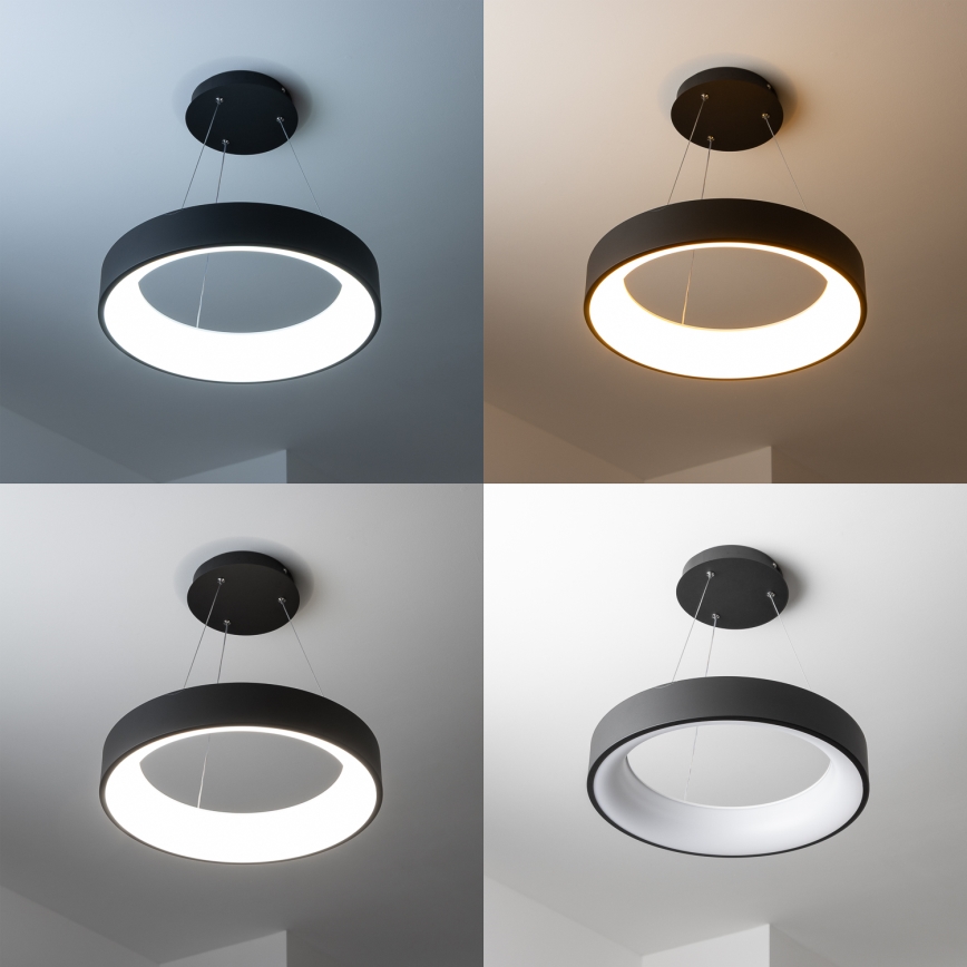 Brilagi - Suspension LED dimmable sur câble FALCON LED/40W/230V 3000–6500K Ø 45 cm noire + télécommande