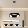 Brilagi - Suspension LED dimmable sur câble LUMIX LED/48W/230V 3000-6000K noir Ø 50 cm + télécommande