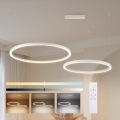Brilagi - Suspension LED dimmable sur câble PORTOFINO LED/98W/230V 3000-6000K blanche + télécommande