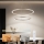 Brilagi - Suspension LED dimmable sur câble PORTOFINO LED/98W/230V 3000-6000K Ø 80 cm beige + télécommande