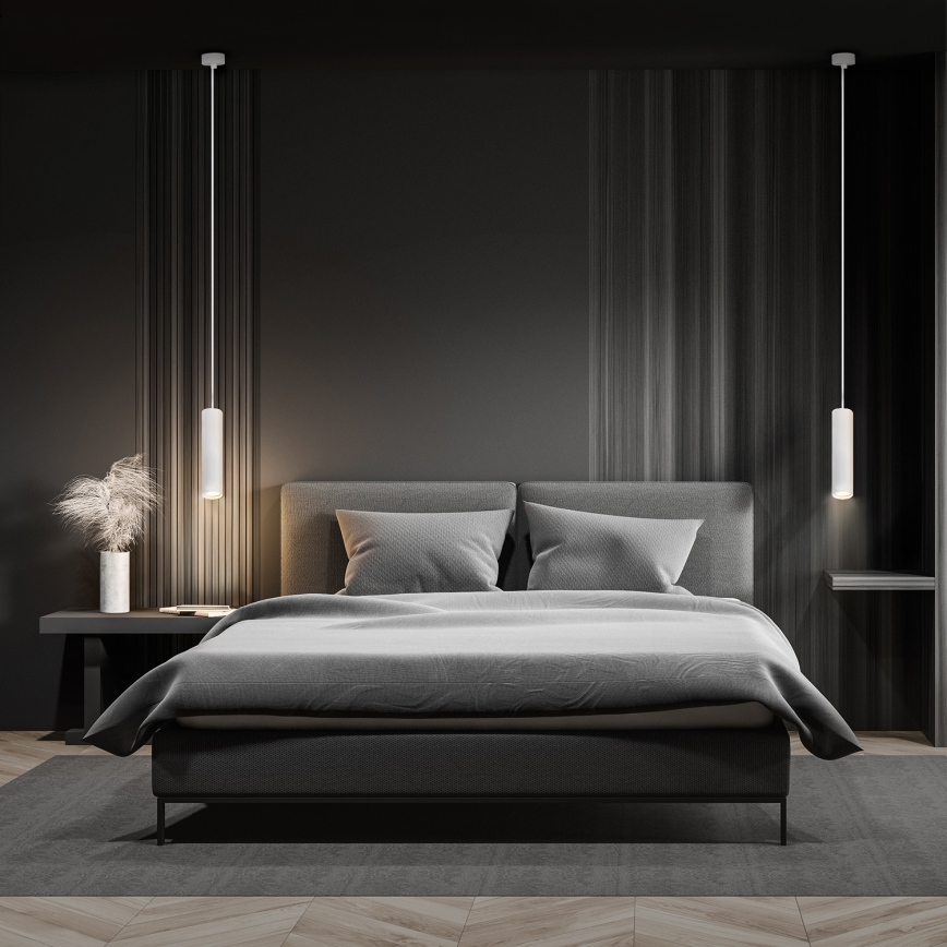 Brilagi - Suspension LED RGBW dimmable sur câble SELE 1xGU10/6W/230V 3000K blanc + télécommande