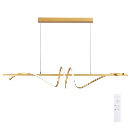 BRILAGI - Suspension LED dimmable sur câble SIGNATURE LED/50W/230V 3000-6000K 120 cm dorée + télécommande