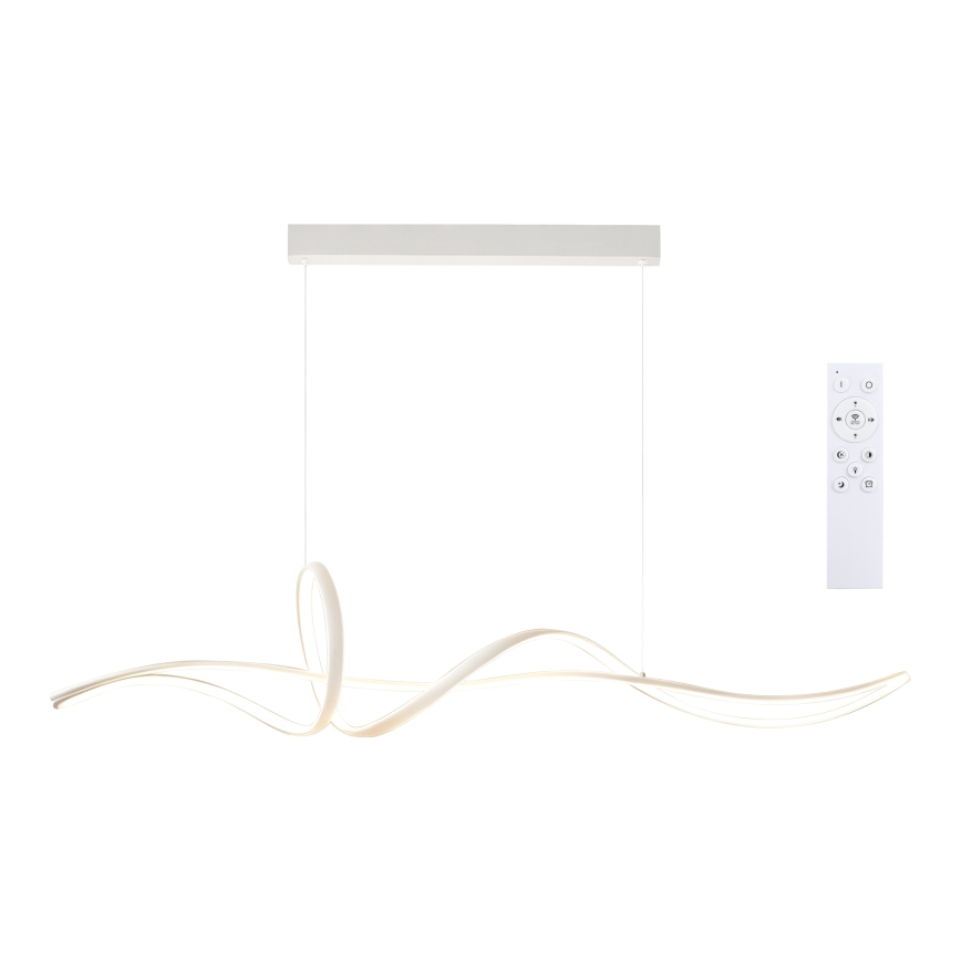 Brilagi - Suspension LED dimmable sur câble SIGNATURE LED/55W/230V 3000-6000K 120x23 cm blanc + télécommande