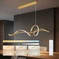 Brilagi - Suspension LED dimmable sur câble SIGNATURE LED/55W/230V 3000-6000K 120x23 cm dorée + télécommande