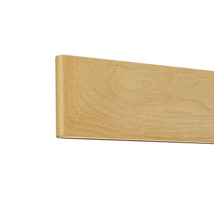 Brilagi - Lustre LED à intensité variable suspendu à un câble SLIMLINE LED/40W/2300-6000K décor chêne + télécommande