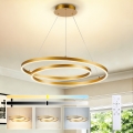 Brilagi - Suspension LED dimmable sur câble TWISTER LED/75W/230V 3000-6000K Ø 70 cm dorée + télécommande