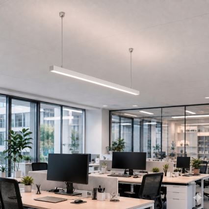 Brilagi - Suspension LED FULLDAY LED/20/30/40W/230V 2700/4000/6000K 120 cm blanche