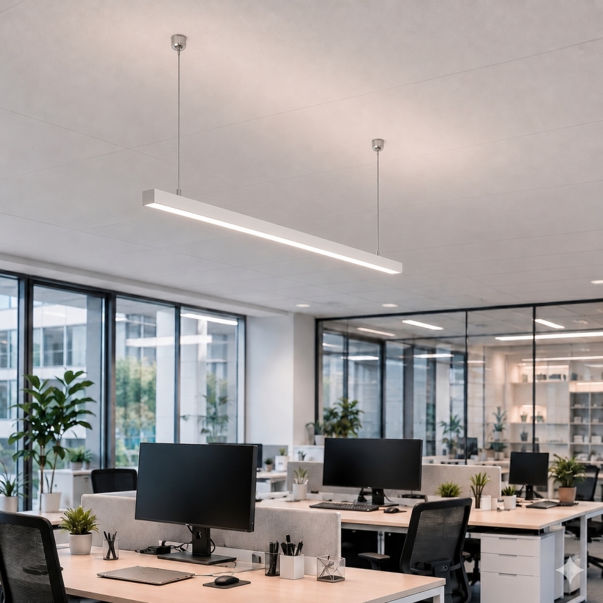 Brilagi - Suspension LED FULLDAY LED/20/30/40W/230V 2700/4000/6000K 120 cm blanche