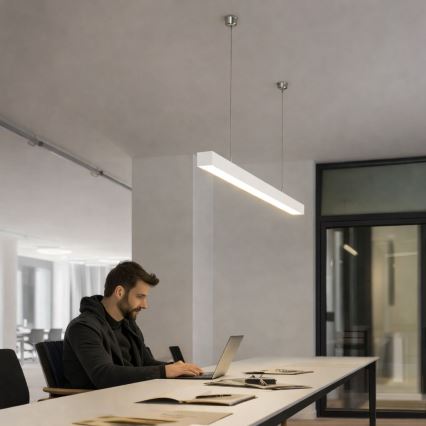 Brilagi - Suspension LED FULLDAY LED/20/30/40W/230V 2700/4000/6000K 120 cm blanche
