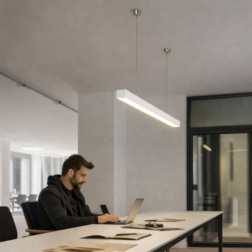 Brilagi - Suspension LED FULLDAY LED/20/30/40W/230V 2700/4000/6000K 120 cm blanche