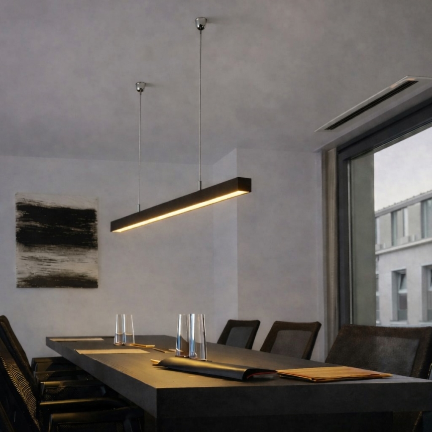 Brilagi - Suspension LED FULLDAY LED/20/30/40W/230V 2700/4000/6000K 120 cm noire