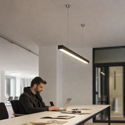 Brilagi - Suspension LED FULLDAY LED/20/30/40W/230V 2700/4000/6000K 120 cm noire