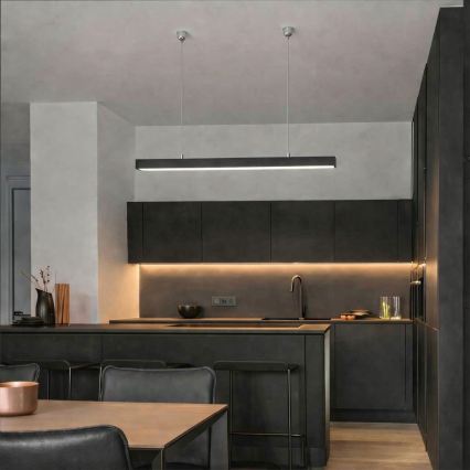 Brilagi - Suspension LED FULLDAY LED/20/30/40W/230V 2700/4000/6000K 120 cm noire