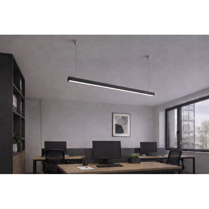 Brilagi - Suspension LED FULLDAY LED/20/30/40W/230V 2700/4000/6000K 120 cm noire