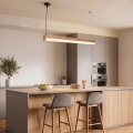 BRILAGI - Suspension LED GARDALINE LED/100W/230V 120 cm chêne