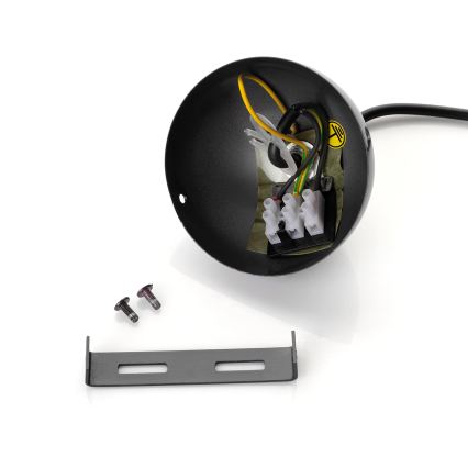 BRILAGI - Suspension LED METALO sur câble 1xE27/40W/230V Ø 60 cm noir/cuivre