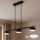 Brilagi - Suspension LED MONO sur câble 3xGX53/30W/230V noir