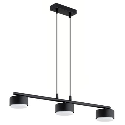 Brilagi - Suspension LED MONO sur câble 3xGX53/30W/230V noir