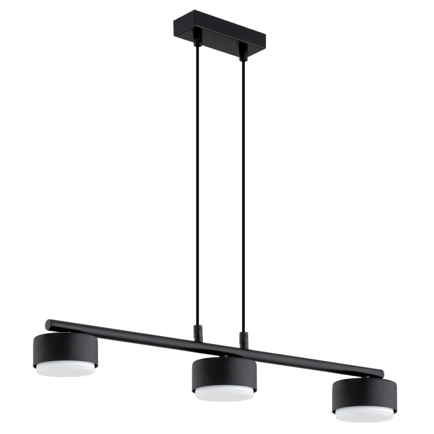 Brilagi - Suspension LED MONO sur câble 3xGX53/30W/230V noir