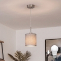 Brilagi - Suspension LED NUBILA sur câble 1xE27/60W/230V Ø 14 cm gris