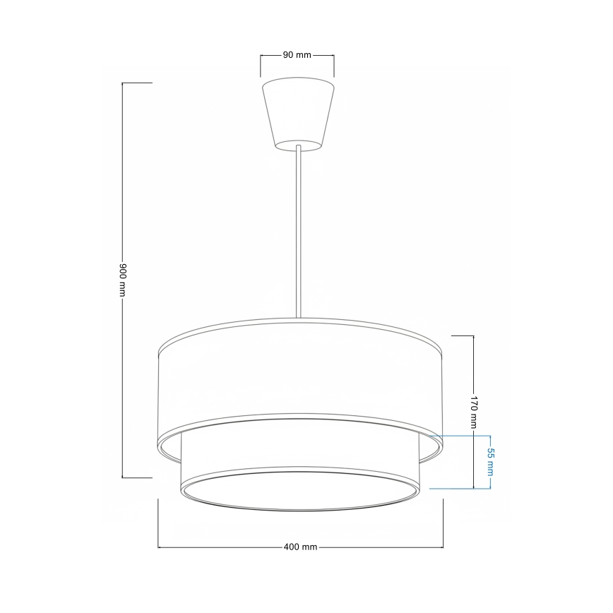 Brilagi - Suspension LED pour enfant à câble BOBO 1xE27/10W/230V Ø 40 cm rose/fées