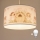 Brilagi - Suspension LED pour enfant BOBO sur câble 1xE27/10W/230V Ø 35 cm, rose à motifs fées