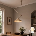 Brilagi - Suspension LED réglable sur tige IRONBEAM 1xE27/60W/230V beige