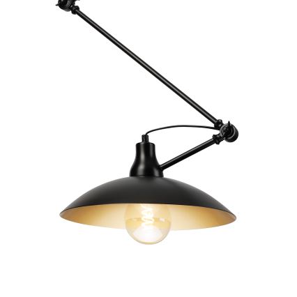 BRILAGI - Suspension LED réglable sur tige IRONBEAM 1xE27/60W/230V noir