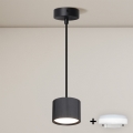 Brilagi - Suspension LED RGB+CCT dimmable STRIPY 1xGX53/14W/230V 2700-6500K Wi-Fi Tuya noir