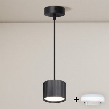 BRILAGI - Suspension LED RGB+CCT dimmable STRIPY 1xGX53/14W/230V pr. 82 mm 2700-6500K Wi-Fi Tuya noir