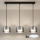 Brilagi - Suspension LED RGB+CCT dimmable sur câble AURA LUX 3xGX53/14W/230V 2700-6500K Wi-Fi Tuya noir/fumé