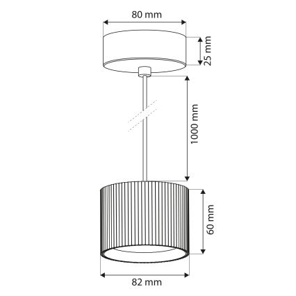 Brilagi - Suspension LED RGB+CCT dimmable sur câble STRIPY 1xGX53/14W/230V 2700-6500K Wi-Fi Tuya blanc
