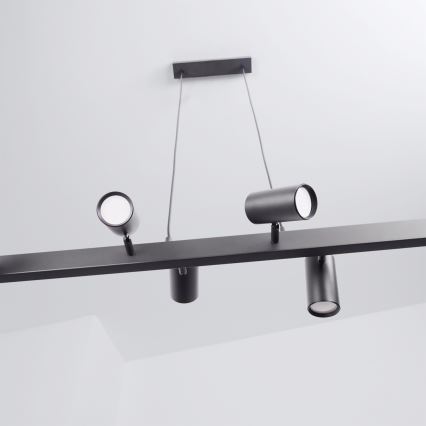 Brilagi - Lustre LED RGBW dimmable sur câble SELE 6xGU10/6,5W/230V 2700-6500K noir + télécommande