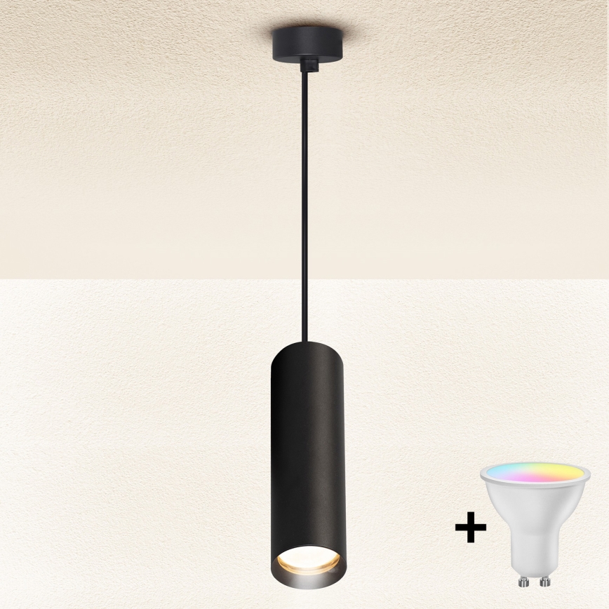 Brilagi - Suspension LED RGBW dimmable sur câble SELE 1xGU10/6,5W/230V 2700-6500K noir