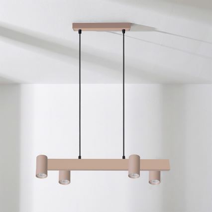 BRILAGI - Suspension LED RGBW dimmable sur câble SELE 4xGU10/6,5W/230V 2700-6500K beige