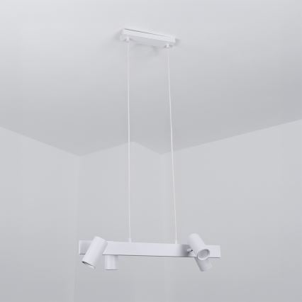 Brilagi - Suspension LED RGBW dimmable sur câble SELE 4xGU10/6,5W/230V 2700-6500K blanche
