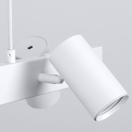 Brilagi - Suspension LED RGBW dimmable sur câble SELE 4xGU10/6,5W/230V 2700-6500K blanche