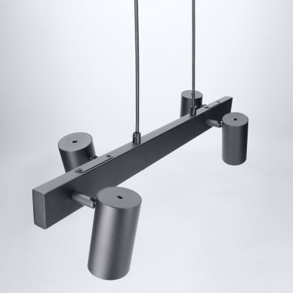 Brilagi - Suspension LED RGBW dimmable sur câble SELE 4xGU10/6,5W/230V 2700-6500K noire