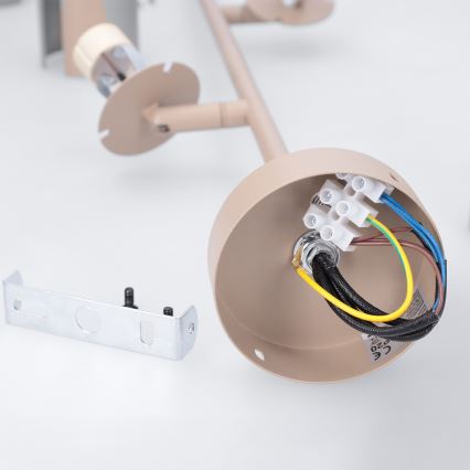 Brilagi - Suspension sur tige LED RGBW dimmable BRANCH 3xGU10/6,5W/230V 2700-6500K beige