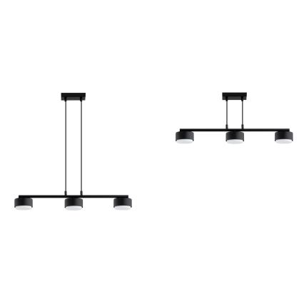 Brilagi - LED RGB+CCT Lustre dimmable suspendu sur câble MONO 3xGX53/14W/230V 2700-6500K Wi-Fi Tuya noir