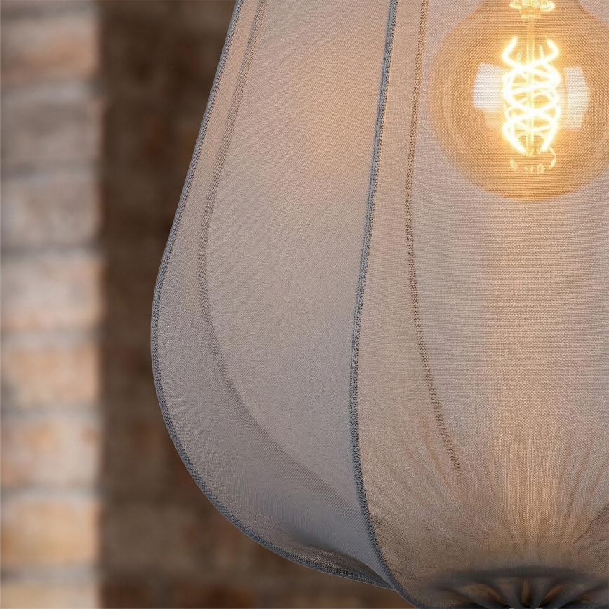 Brilagi - Suspension LED sur câble ARVEN 1xE27/8W/230V Ø 37 cm gris