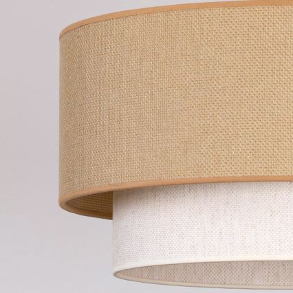 Brilagi - Suspension LED sur câble BOHO ECO 1xE27/10W/230V Ø 40 cm beige/crème