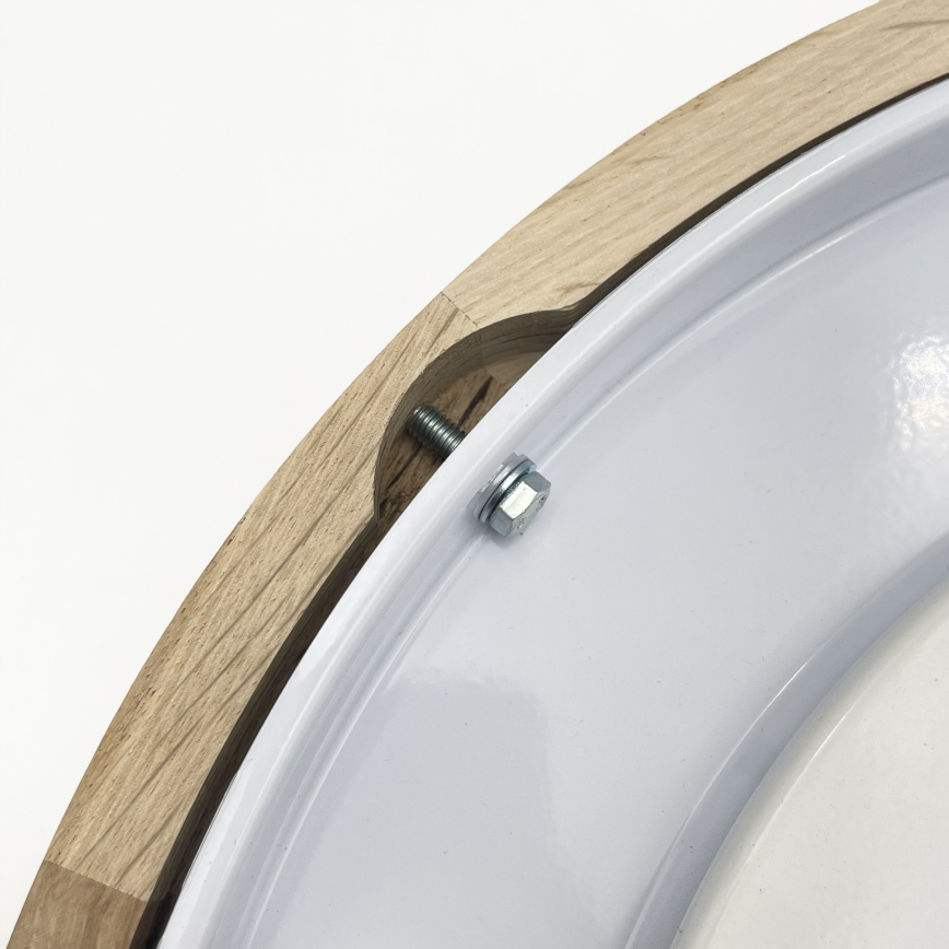 Brilagi - Suspension LED sur câble CARVALHO MODERN 2xE27/60W/230V chêne Ø 37,5 cm