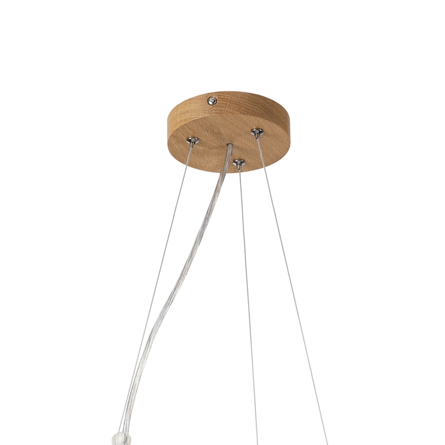BRILAGI - Suspension LED sur câble CARVALHO MODERN 3xE27/60W/230V chêne Ø 47,5 cm