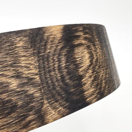 Brilagi - Suspension LED sur câble CARVALHO SMOKEY 3xE27/60W/230V chêne Ø 47,5 cm