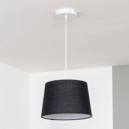 Brilagi - Suspension LED sur câble CERIA 1x E27/40 W/230 V Ø 30 cm noire