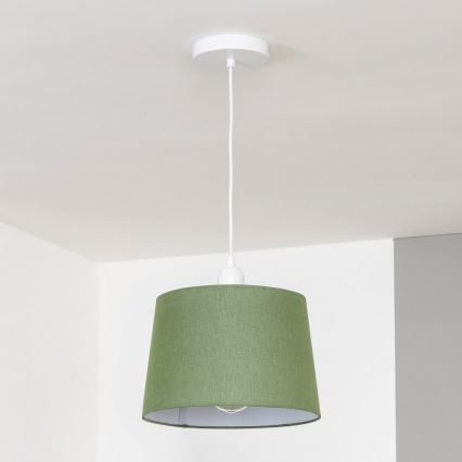 Brilagi - Suspension LED sur câble CERIA 1xE27/40W/230V diam. 30 cm verte