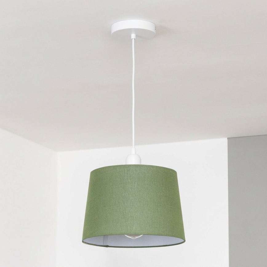 Brilagi - Suspension LED sur câble CERIA 1xE27/40W/230V diam. 30 cm verte